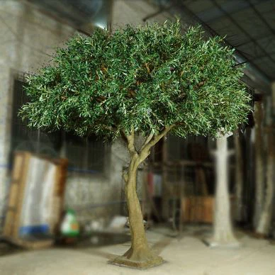 Faux kunstmatige olijfboom